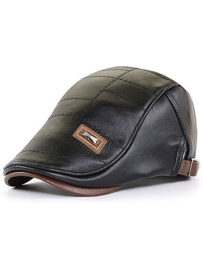 Edgar — Boina de Cuero Premium