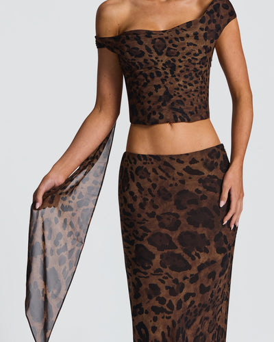 Freda Scarf - Leopard Print