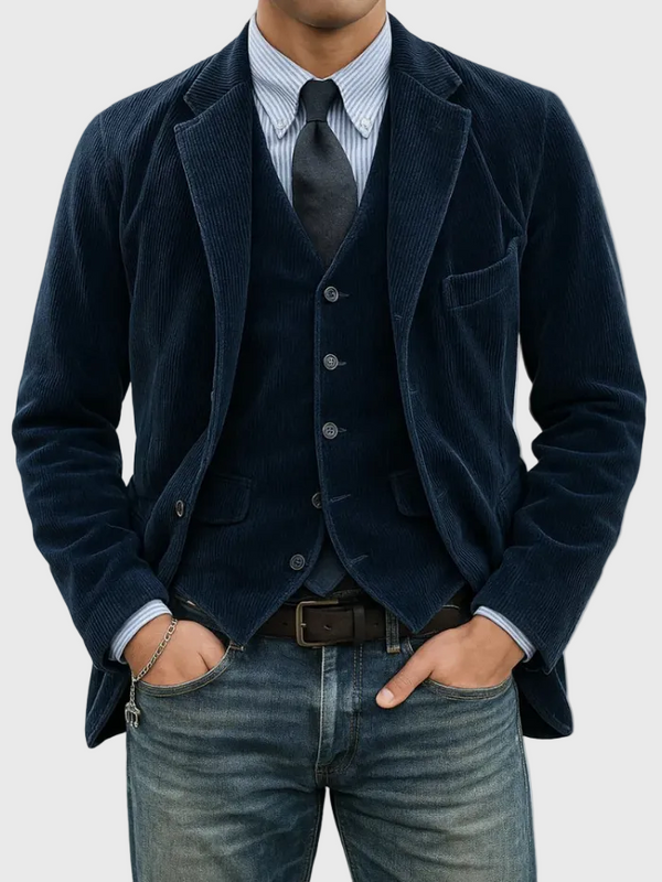 Tommy™ | Conjunto de 2 piezas: blazer y chaleco