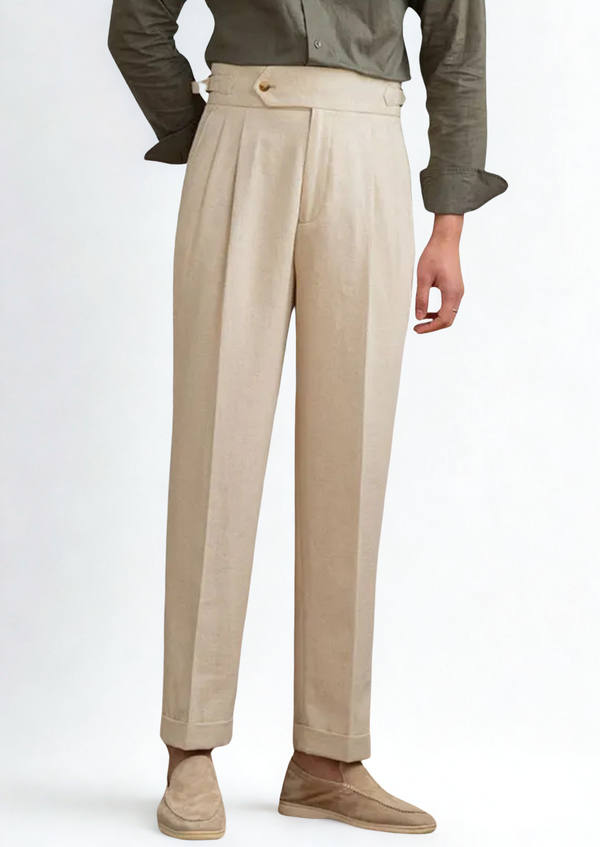 Pantalones plisados costeros Cagliari - Arena