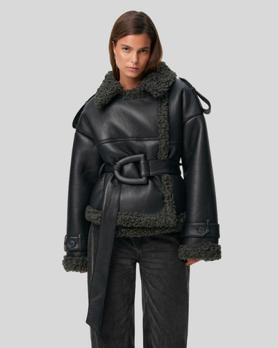 ELVIRA™ | Abrigo de piel de oveja