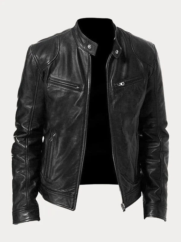 Chaqueta de cuero signature