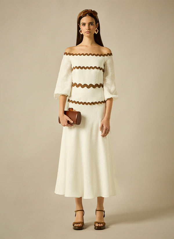 Vestido Ramio blanco