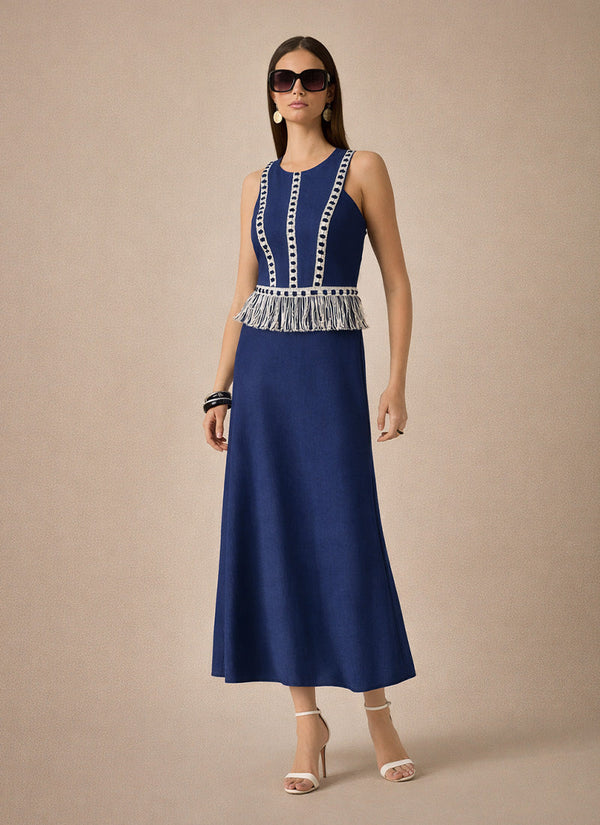 Vestido Natura azul