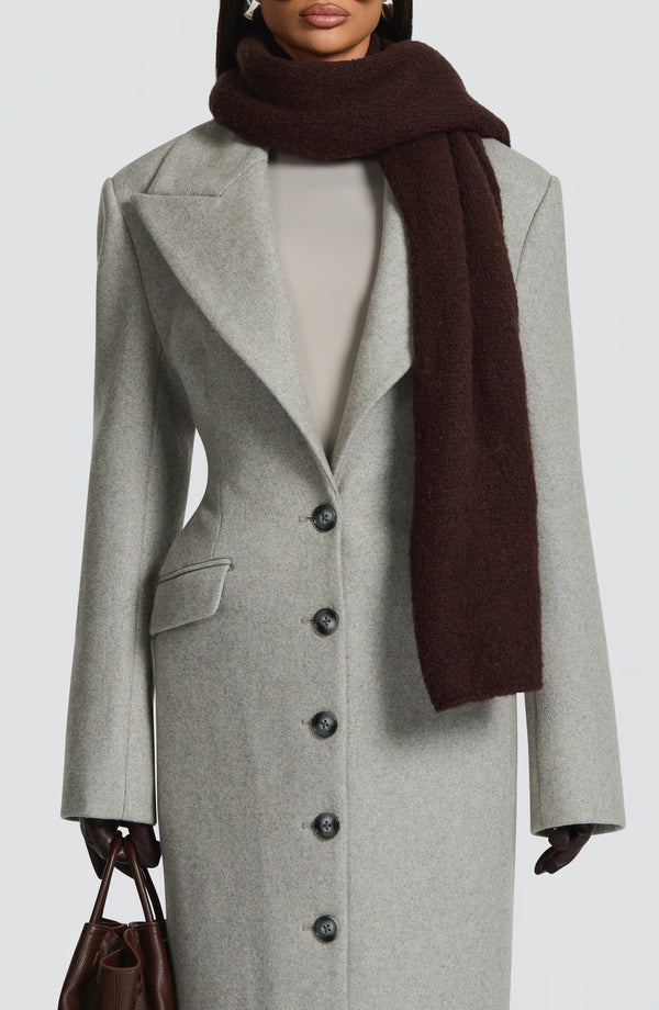 Talin Scarf - Plum Brown